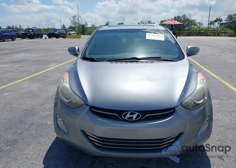 2011 Hyundai Elantra Limited (Ulsan Plant) from USA, damaged, VIN KMHDH4AE6BU116113